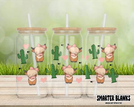 16 oz Libby Wrap -  Cow / Cactus